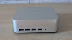 The Geekom A7 Max on a desk