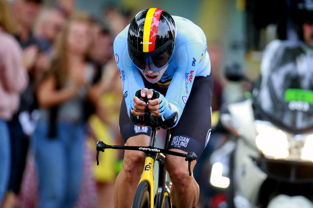 2021 UCI Road World Championships Flanders - Men&acirc;s Elite Time Trial Knokke Heist - Bruges 43,3 km - 19/09/2021 - Wout Van Aert (Belgium) - photo Davy Rietbergen/CV/BettiniPhoto&Acirc;&copy;2021