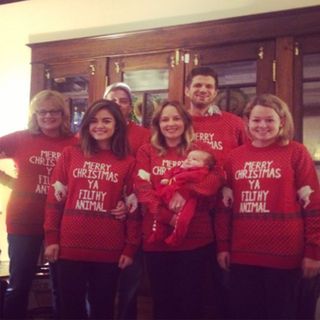 Lucy Hale's Family Christmas