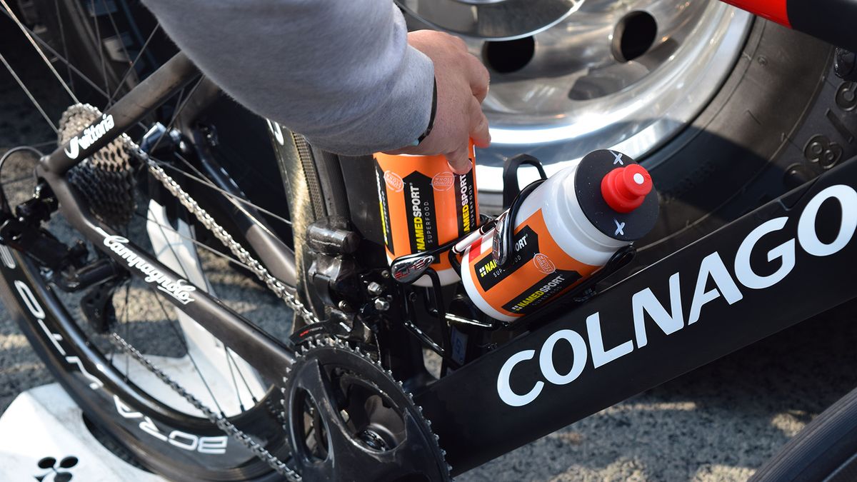 UAE Team Emirates are another squad to utilise Elite Ciussi bottle cages