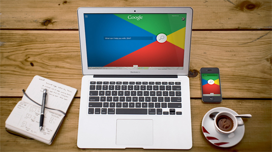 Google homepage redesign