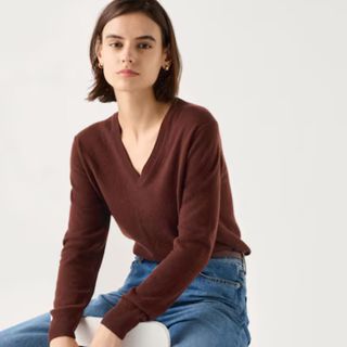 Uniqlo Cashmere V Neck Jumper