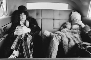 Low rider, Bolan and June Child cruise through the band's 1971 US tour