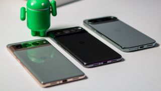 Google Pixel 9 Pro XL with Pixel 8 Pro and 7 Pro