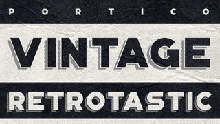 Free retro fonts: Portico
