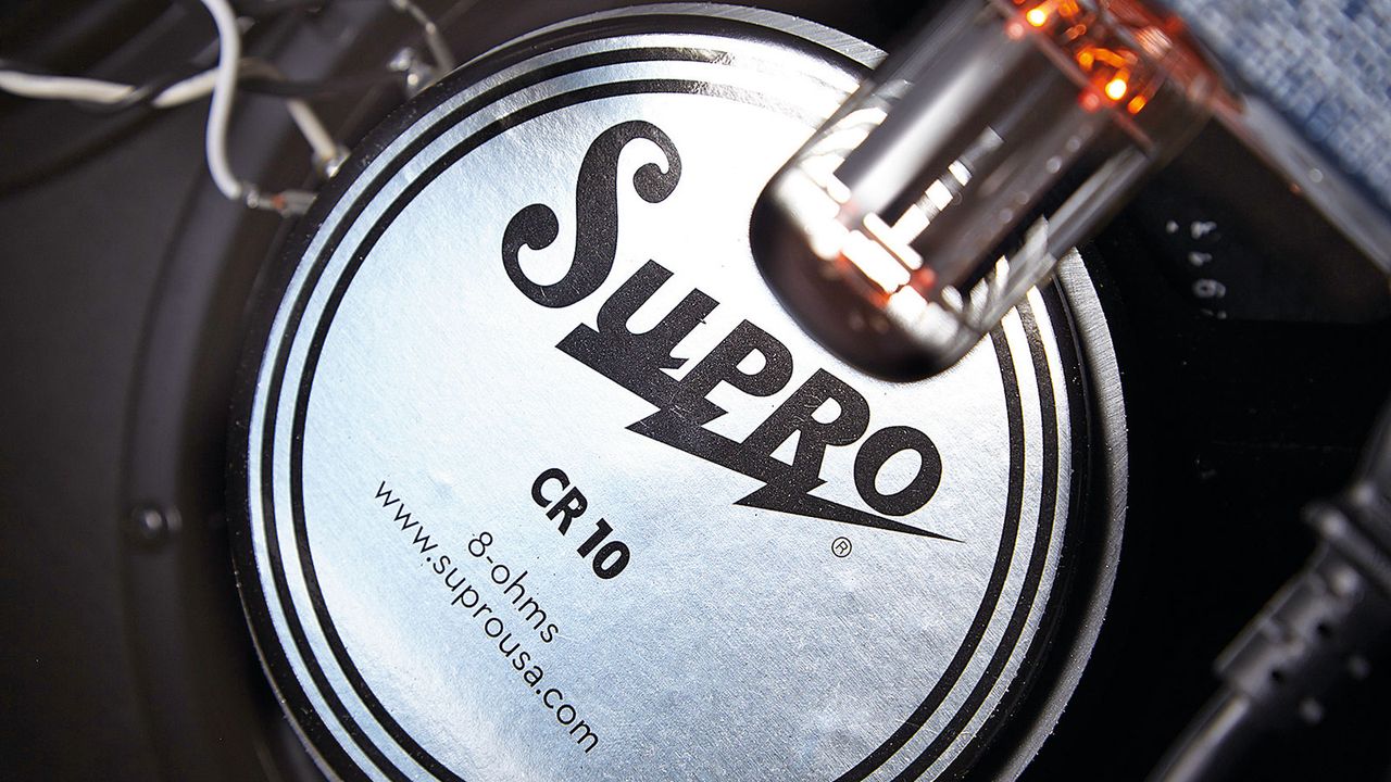 Two specially-designed 10-inch loudspeakers are at the heart of the Coronado's warm vintage tone