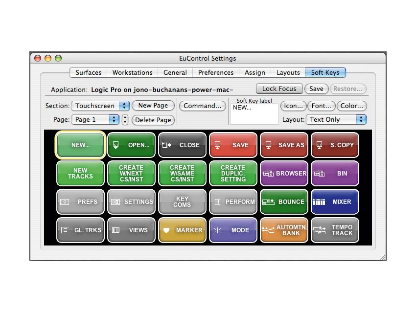 You can make your own button assignments.