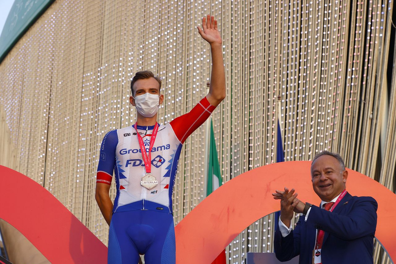 Giro dItalia Criteirum Expo 2020 Dubai 06112021 Attila Valter HUN Groupama FDJ photo Luca BettiniBettiniPhoto2021