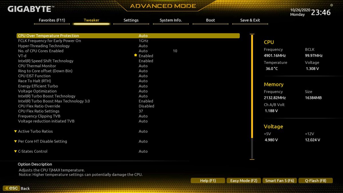Gigabyte Z490M Gaming X BIOS
