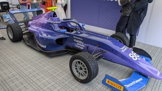 F1 Academy TeamViewer car