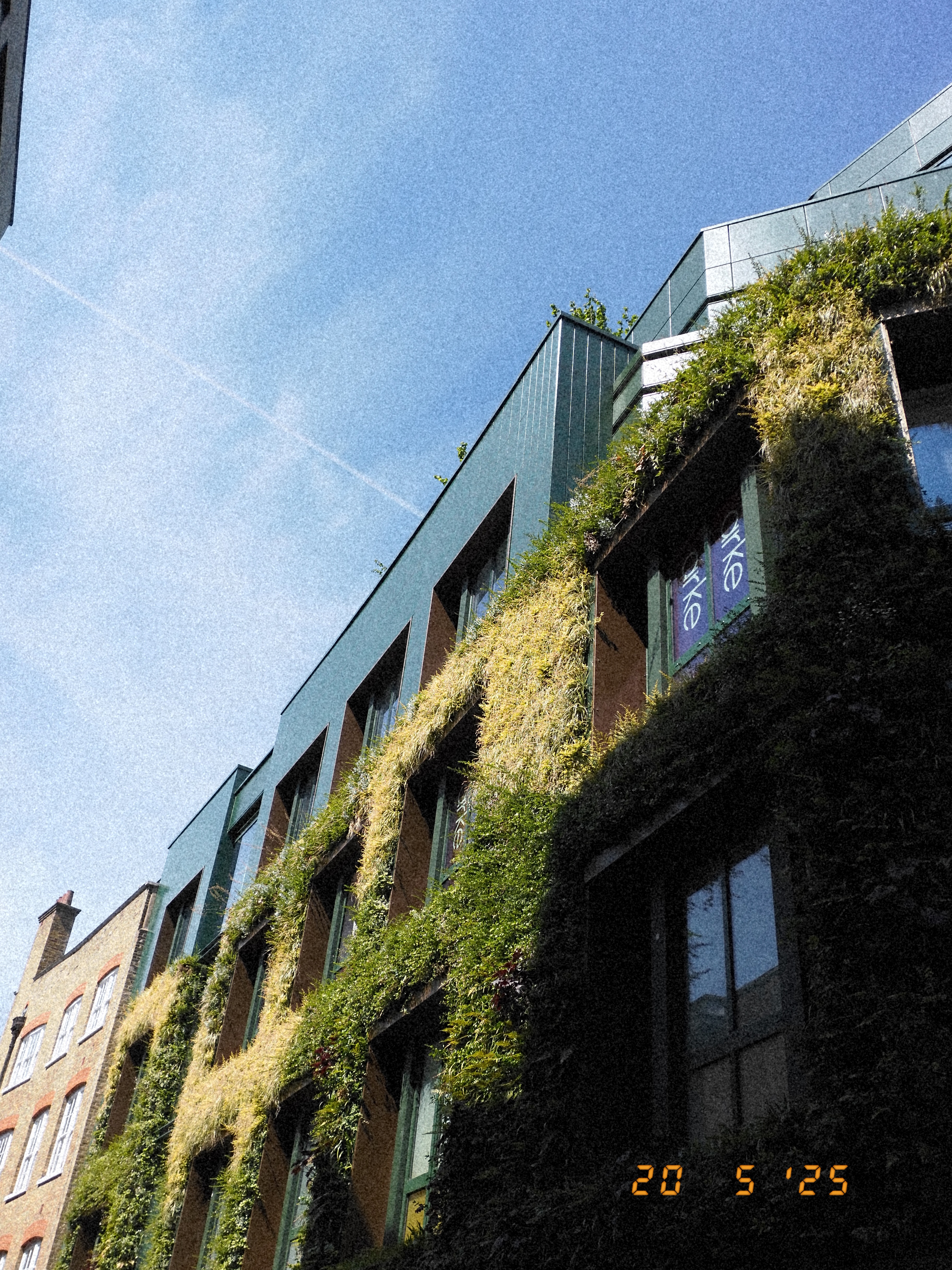 Greenery covered office building in London