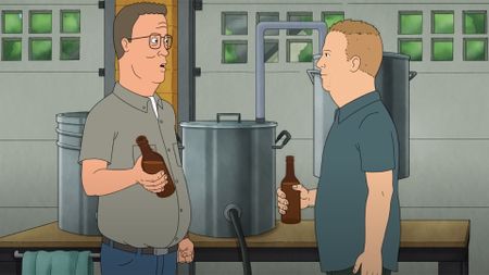 Hank and Bobby Hill in the King of the Hill revival trailer