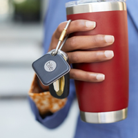 This upgraded version of the Tile Bluetooth tracker offers twice the range, triple the volume, and a replaceable battery.