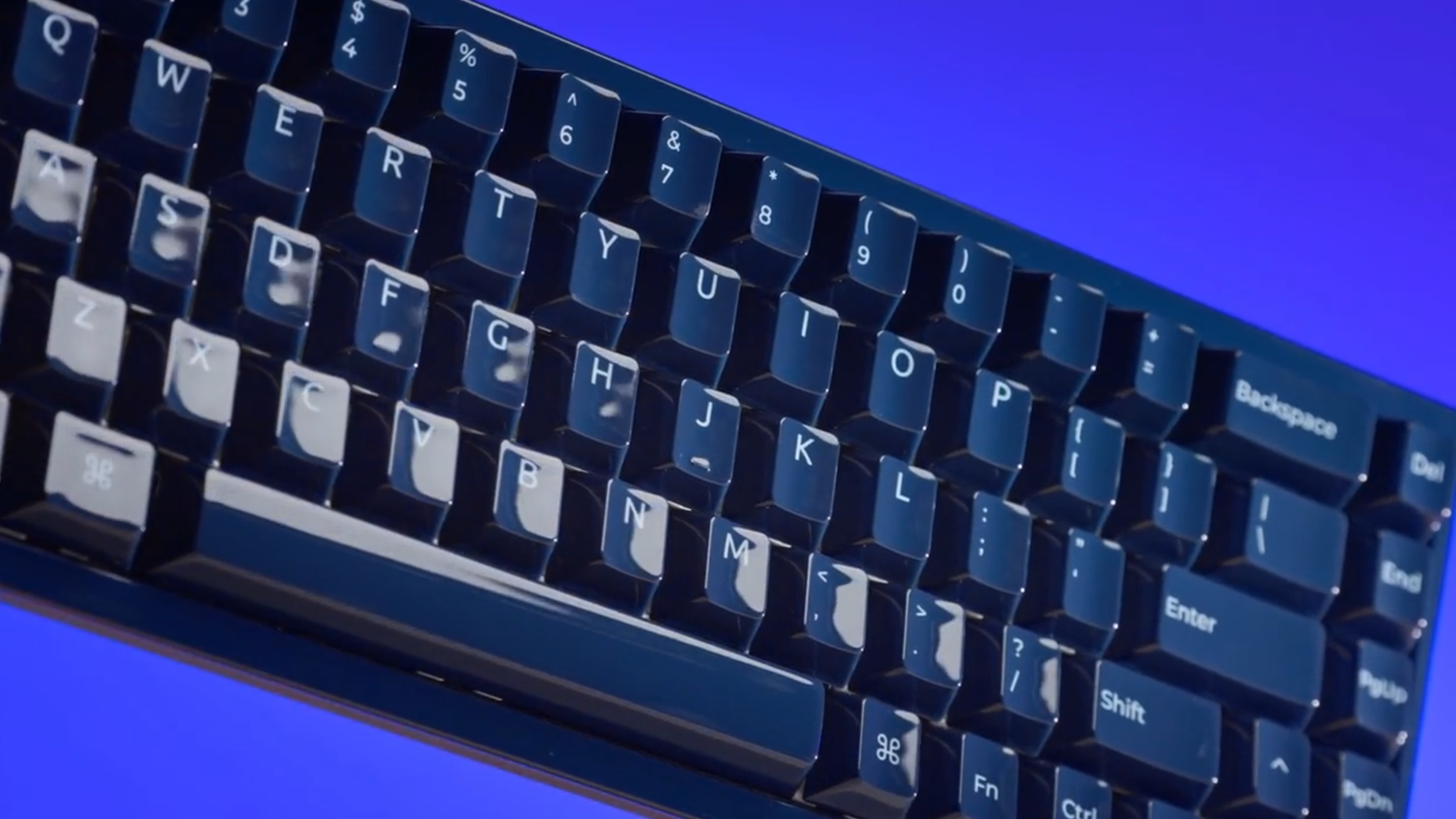 A Keychron Q16 HE 8K fully ceramic gaming keyboard