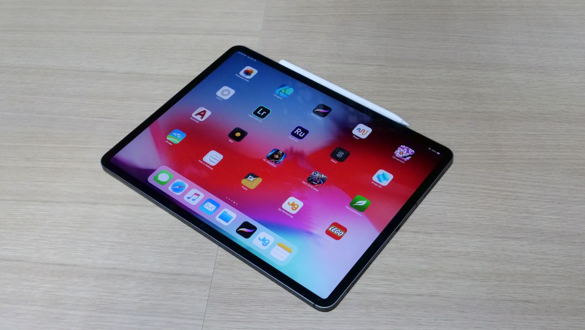 The tablet front. Image credit: TechRadar
