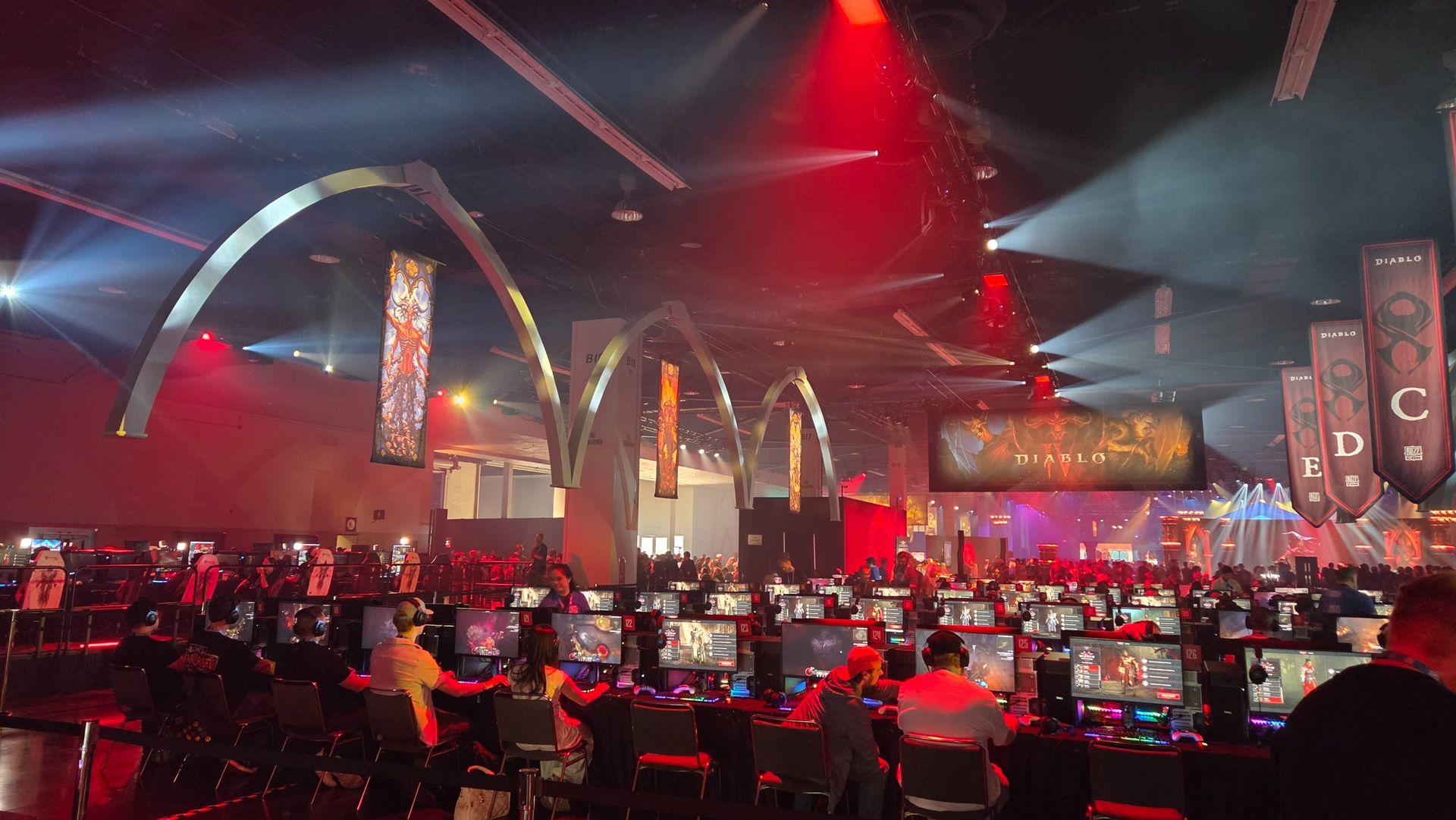 Blizzcon 2026 show floor and stage