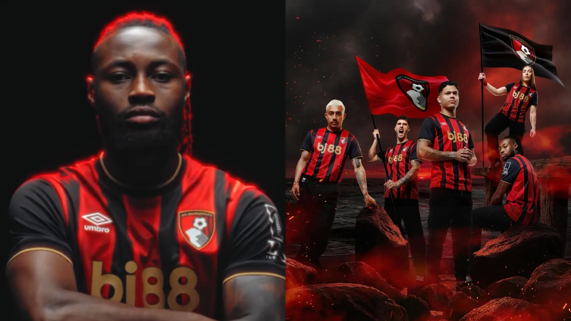 Bournemouth's home shirt for the 2025/26 season