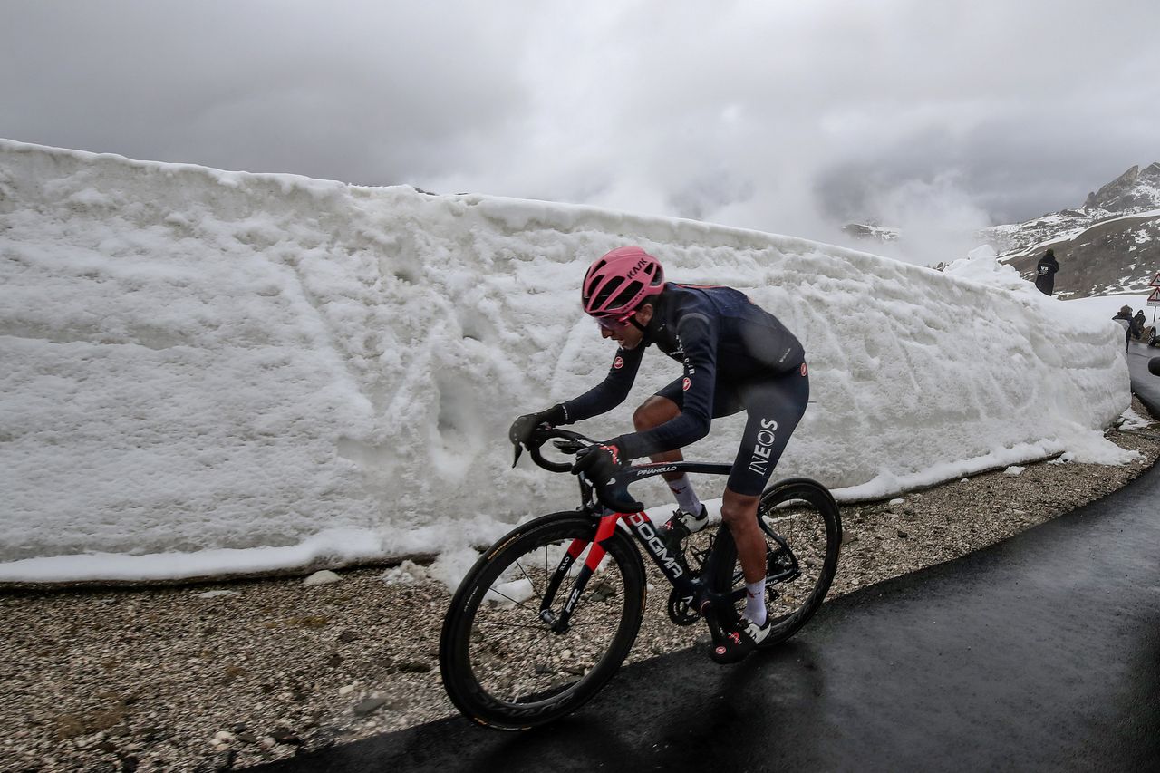 Giro dItalia 2021 104th Edition 16th stage Sacile Cortina dAmpezzo 212 km 24052021 Egan Bernal COL Ineos Grenadiers photo Luca BettiniBettiniPhoto2021