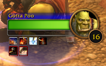 Players running around in WoW: Forever with some suspect, silly names.