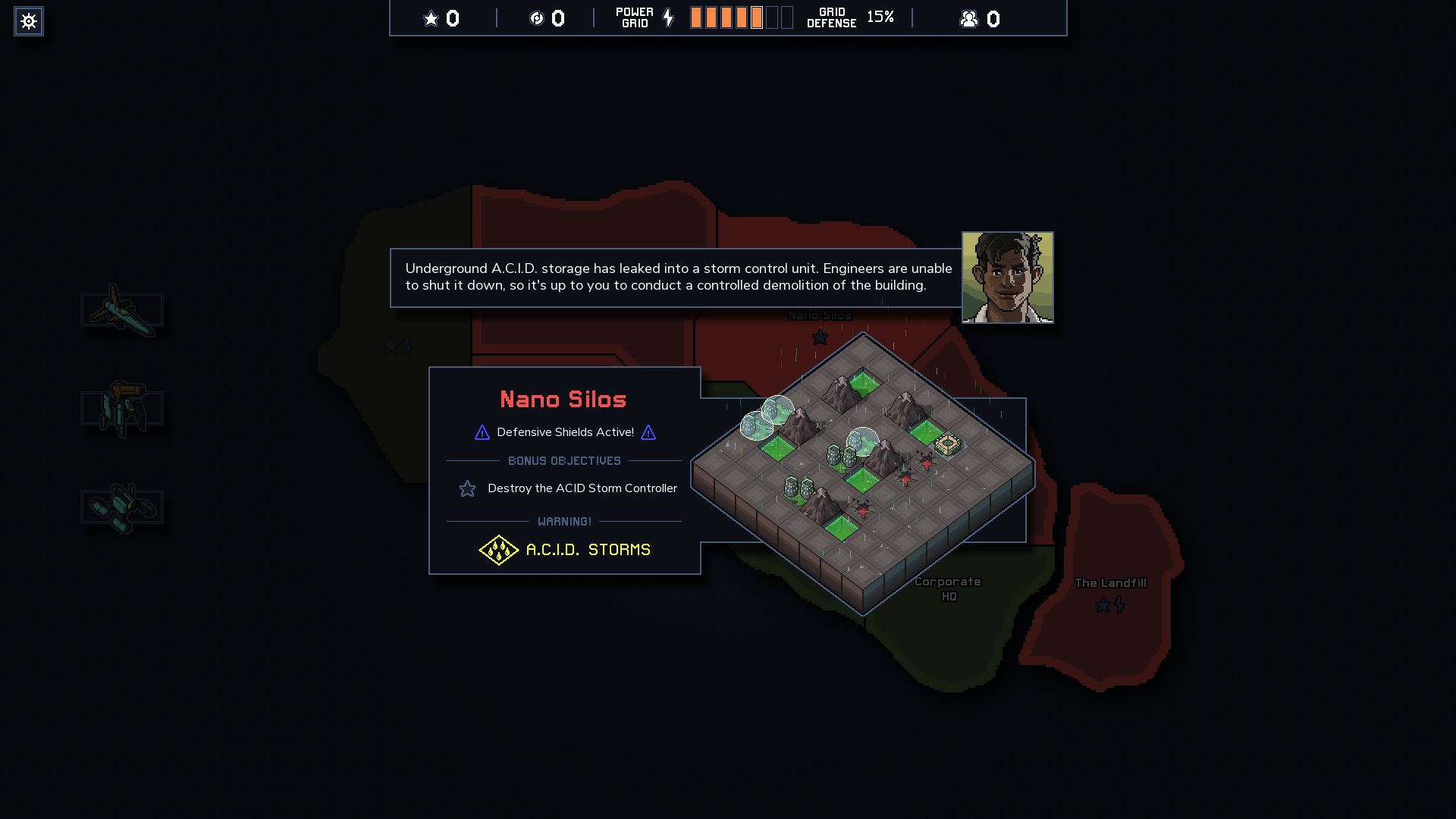 Into the Breach: Advanced Edition screen