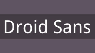 Specimen of Download Droid Sans