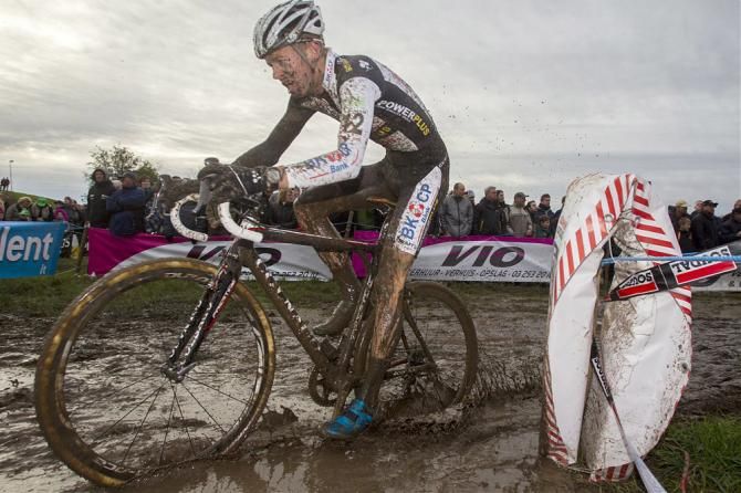 Dieter Vanthourenhout (BKCP-Powerplus) in action at Jaarmarktcross Niel