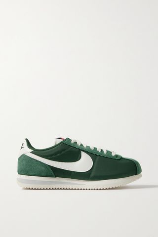 Cortez Suede and Leather-Trimmed Shell Sneakers
