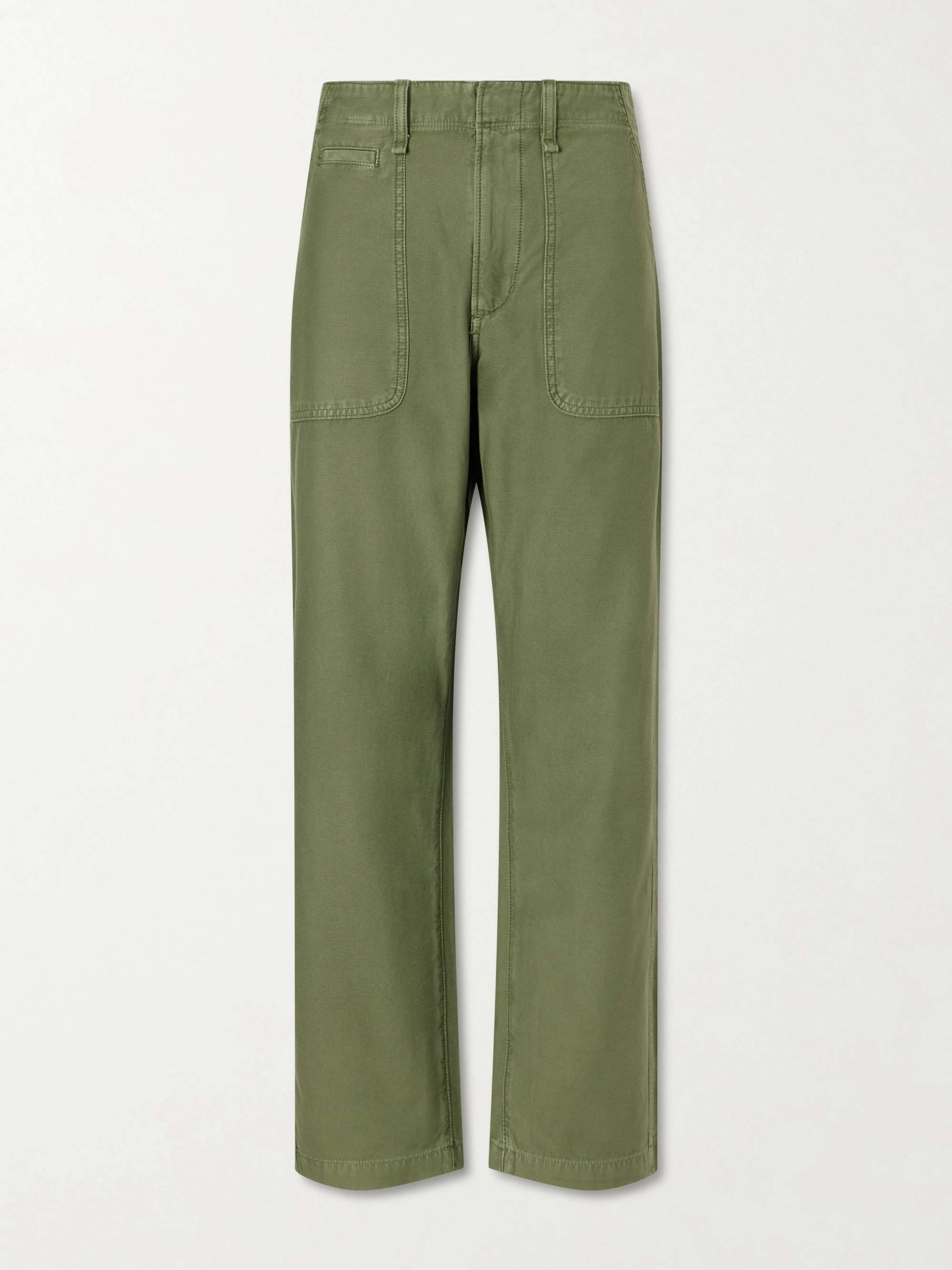 Winslow Utility Cotton Straight-Leg Pants