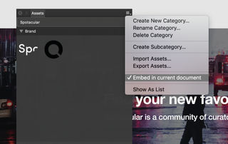 Affinity Designer: embedding assets