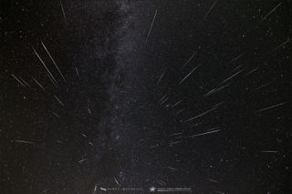 57 Perseid Meteors in 2015