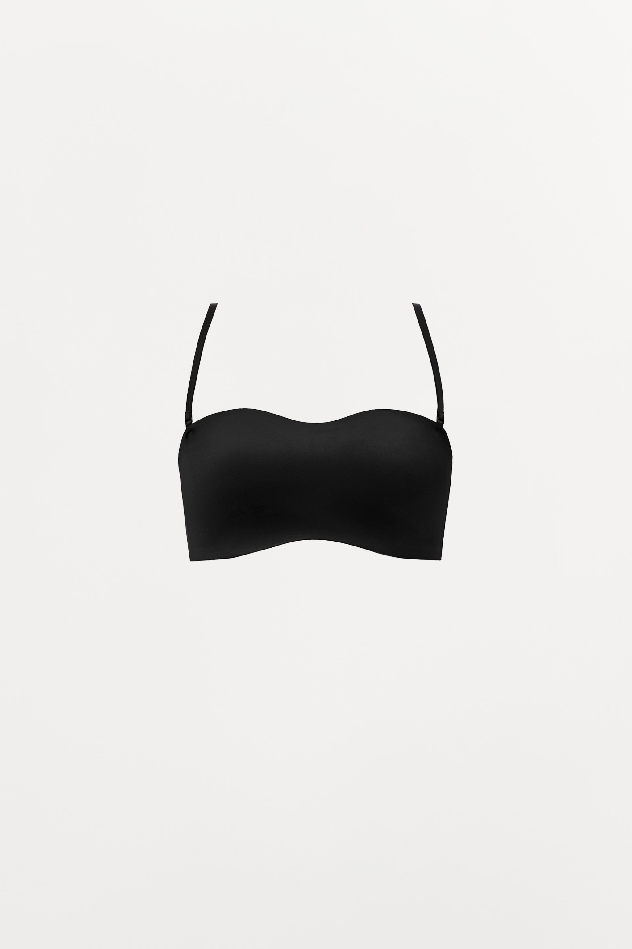 Strappy Bandeau Bra With Polyamide