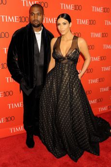 Kanye West and Kim Kardashian at Time 100 Gala