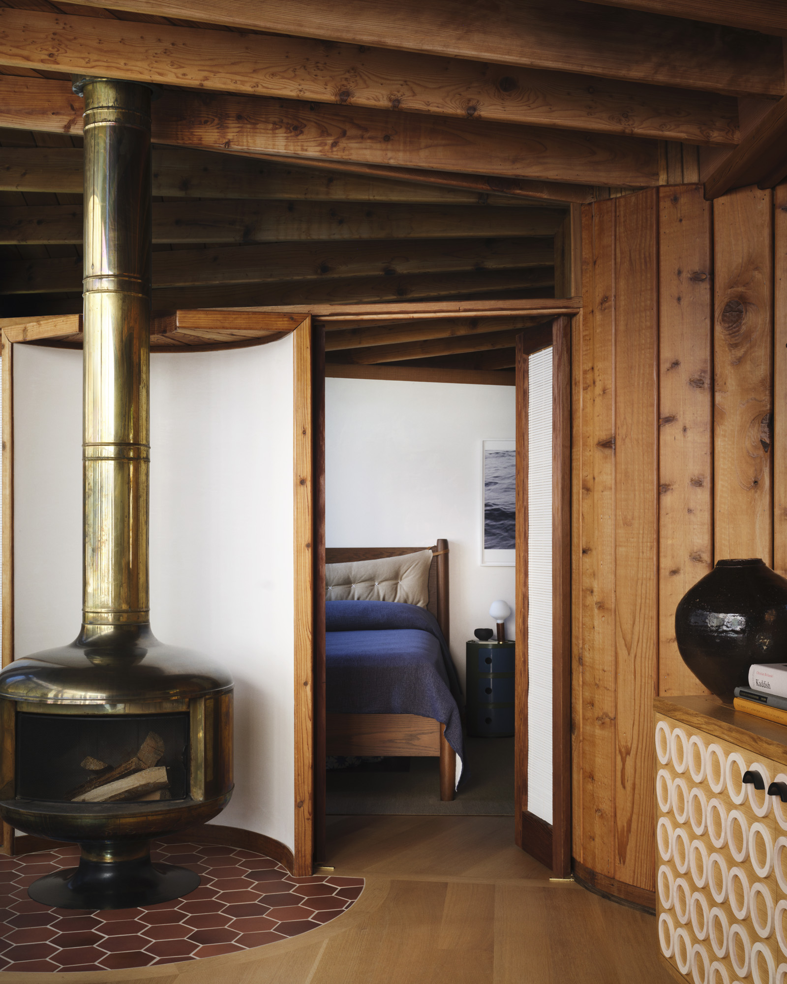 renovated timber structure Mickey Muennig house
