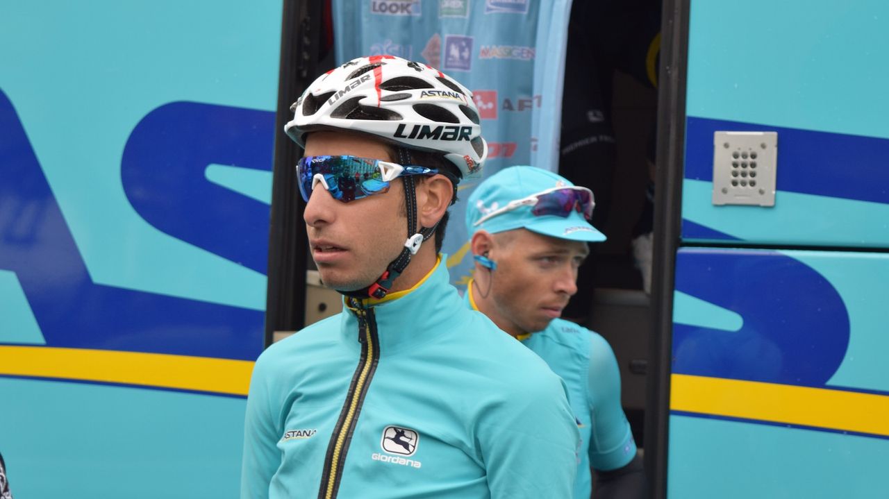 Limar has produced a customised helmet for the Sardinian Fabio Aru