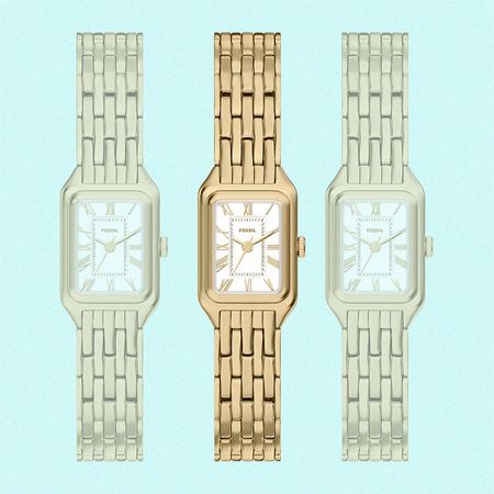 fossil gold watch women's