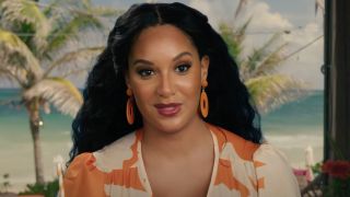 Chantel looking at the camera and smiling