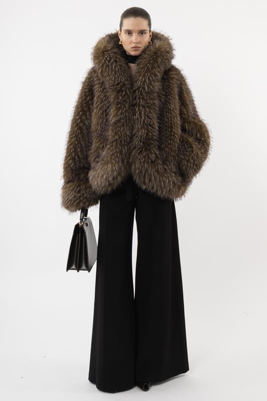Short Faux Fur Jacket