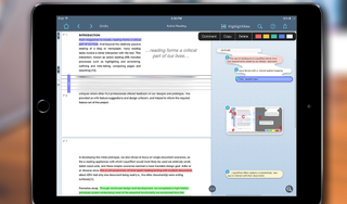 A screenshot from LiquidText for iPad, one of the best iPad Pro apps for Apple Pencil