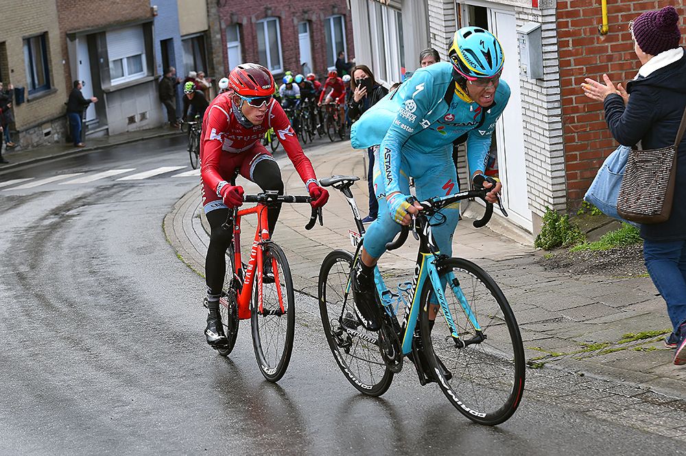 Ilnur Zakarin (Katusha) finished fifth at Liege-Bastogne-Liege