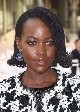 Lupita Nyong'o attends the Chanel Paris Womenswear Spring-Summer 2025 show as part of Paris Fashion Week on October 01, 2024 in Paris, France