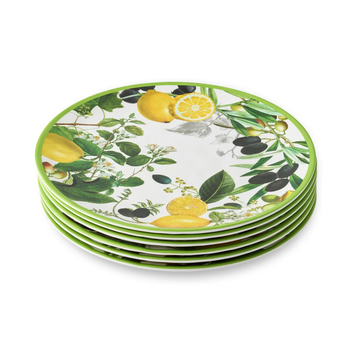 Wayfair melamine lemon plates