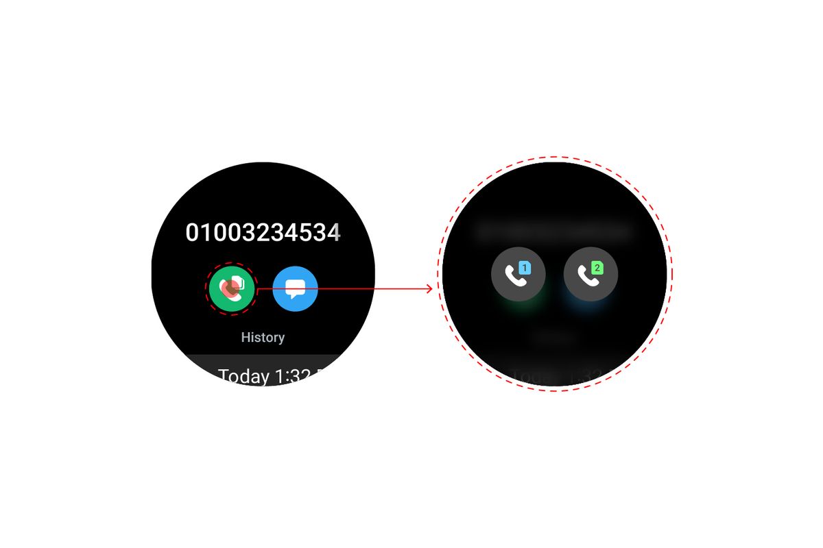 One UI Watch 4.5 official interface screenshot