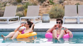 Cristin Milioti and Andy Samberg in Palm Springs