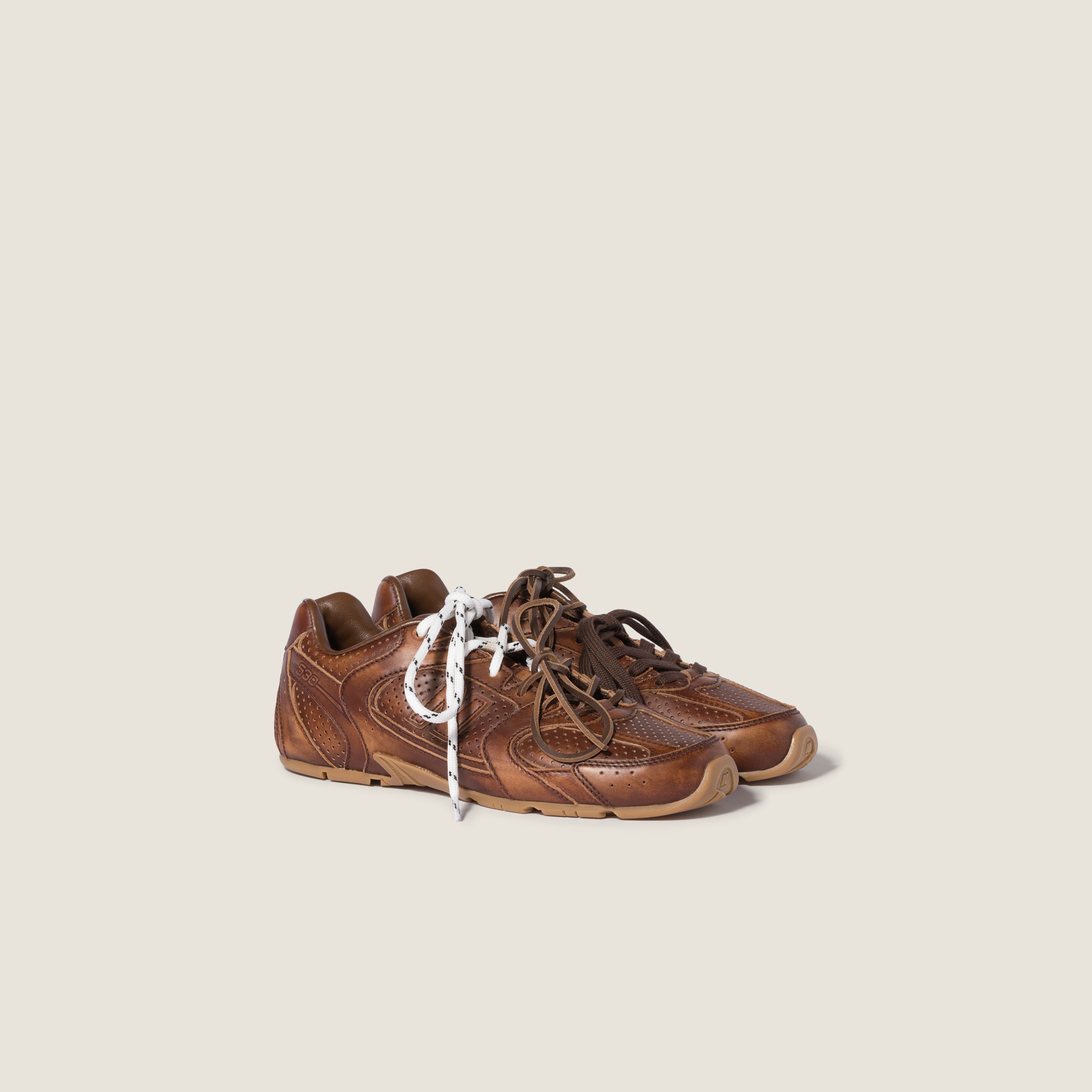 New Balance X Miu Miu 530 Sl Deco' Leather Sneakers