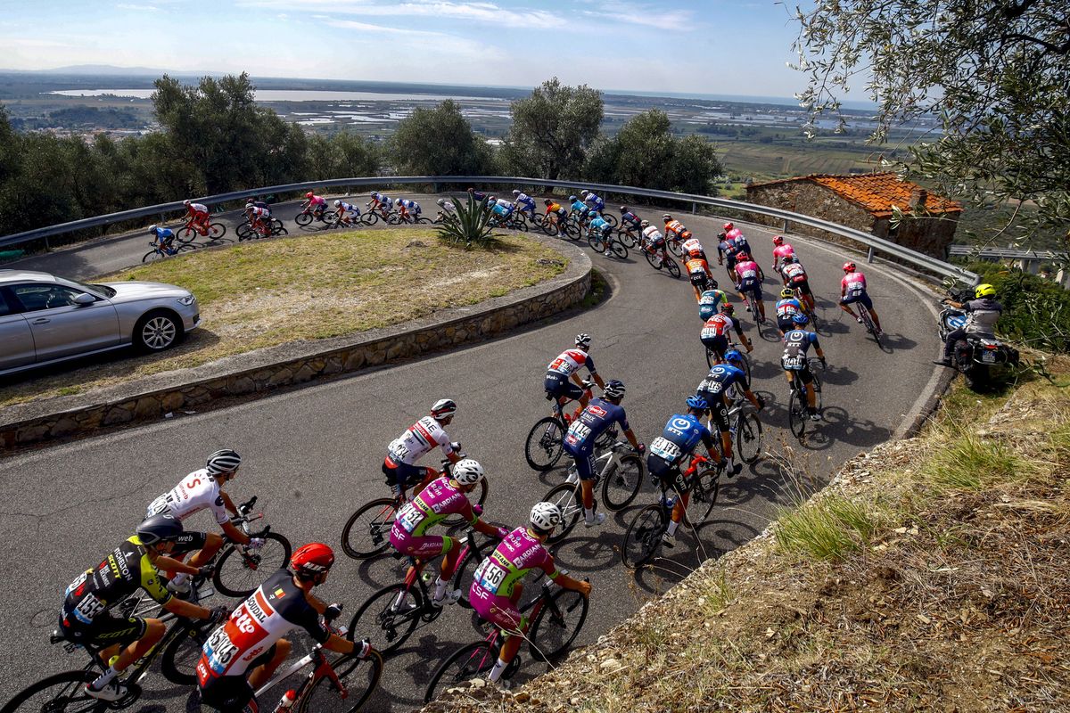 Tirreno Adriatico 2020 55th Edition 2nd stage Camaiore Follonica 201 km 08092020 Scenery photo Roberto BettiniBettiniPhoto2020