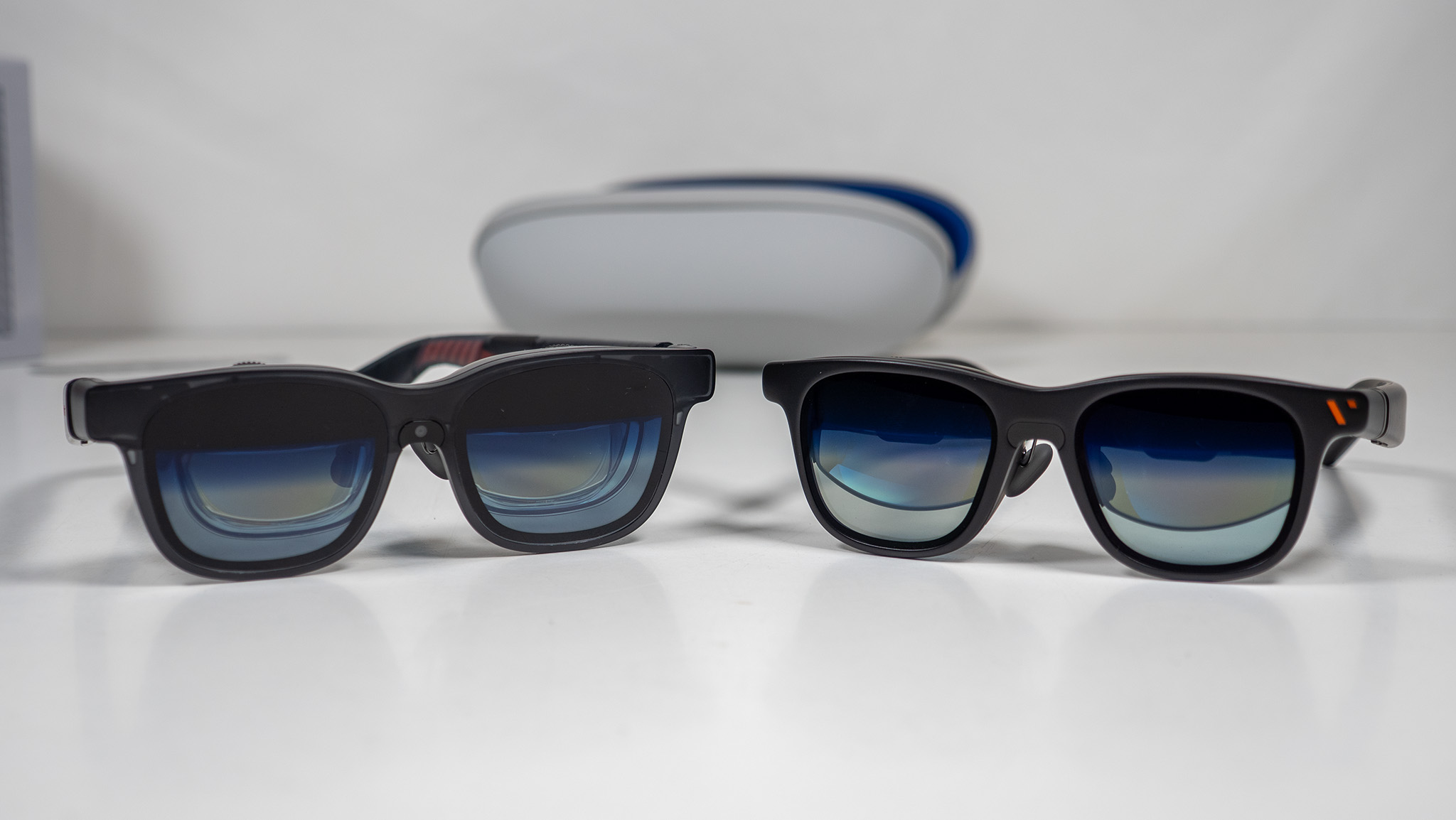 Comparing Viture Luma Pro (left) with Viture Pro (right)