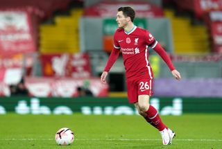 Andy Robertson has played every minute of the Premier League season