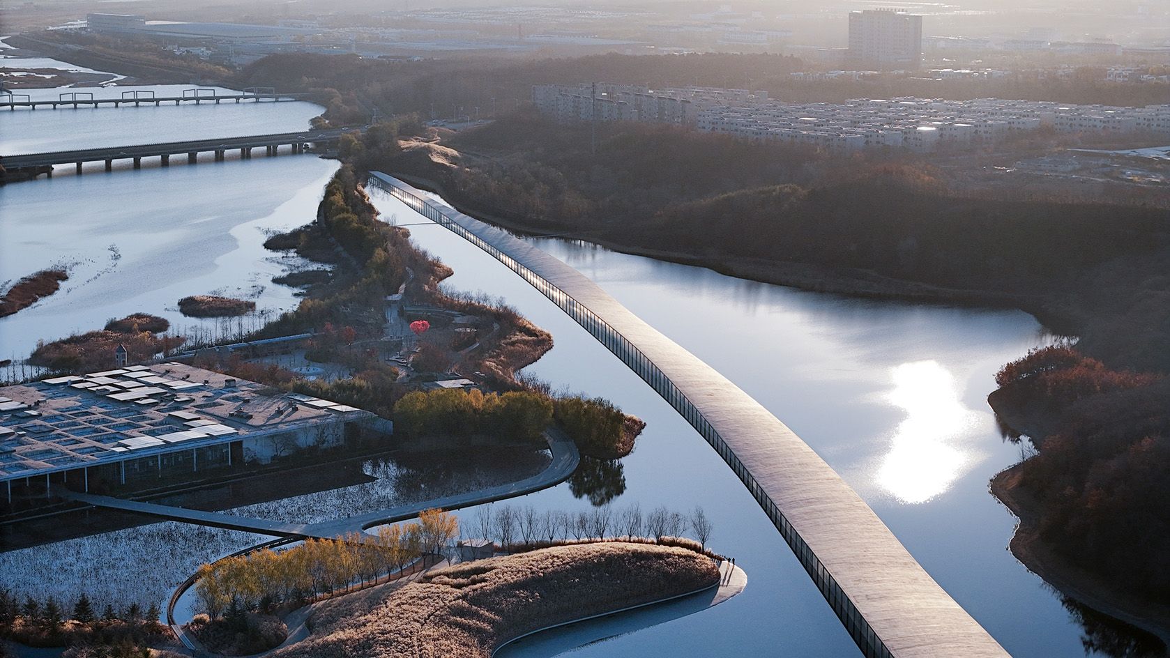 water museum from the air