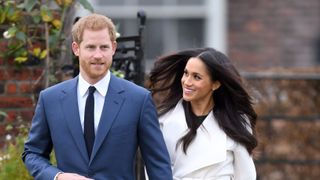 london, england november 27 embargoed for publication in uk newspapers until 24 hours after create date and time prince harry and meghan markle attend an official photocall to announce the engagement of prince harry and actress meghan markle at the sunken gardens at kensington palace on november 27, 2017 in london, england prince harry and meghan markle have been a couple officially since november 2016 and are due to marry in spring 2018 photo by karwai tangwireimage