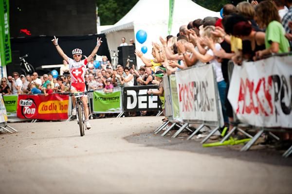 Florian Vogel (Scott Swisspower) wins the race